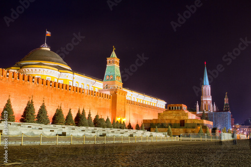 Night view of Moscow Red Square