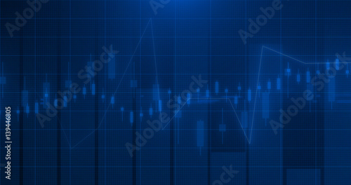 Stock market financial analysis indicator background