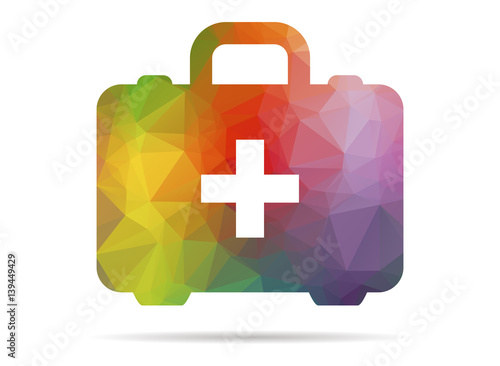 low poly first aid