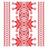Traditional Romanian sewing floral patterns