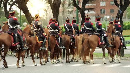 Regiment of Mounted Grenadiers in Buenos Aires, Argentina