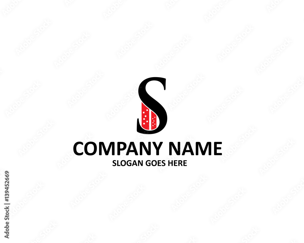 S Letter Building Logo S Letter Building Logo