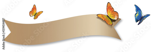 ÉTIQUETTE RUBAN PAPIER KRAFT