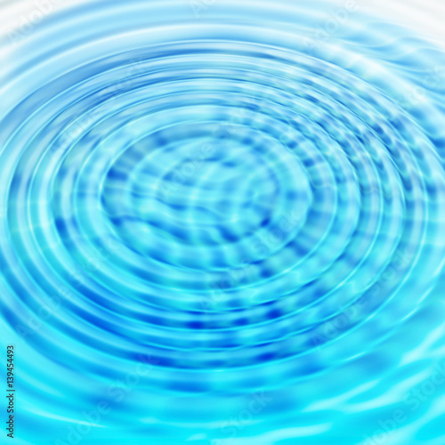 Background with abstract round water ripples