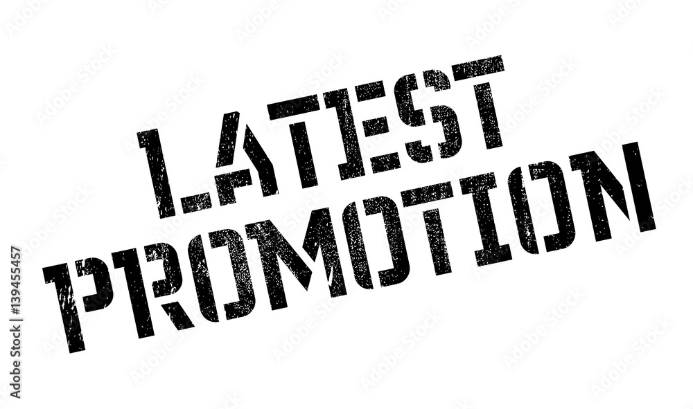 Latest Promotion rubber stamp. Grunge design with dust scratches. Effects can be easily removed for a clean, crisp look. Color is easily changed. Latest Promotion rubber stamp. Grunge design with dust scratches. Effects can be easily removed for a clean, crisp look. Color is easily changed.