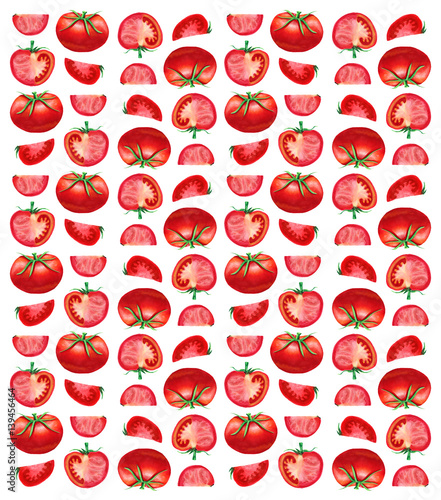 Watercolor Tomatoes