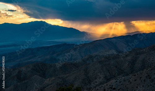 Sunset  Keys View  Joshua Tree National Park