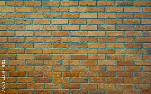 Old Pale Orange Green Brick...