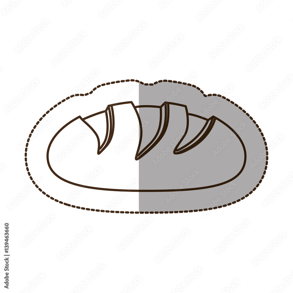 figure nomal bread icon, vector illustraction design image figure nomal bread icon, vector illustraction design image