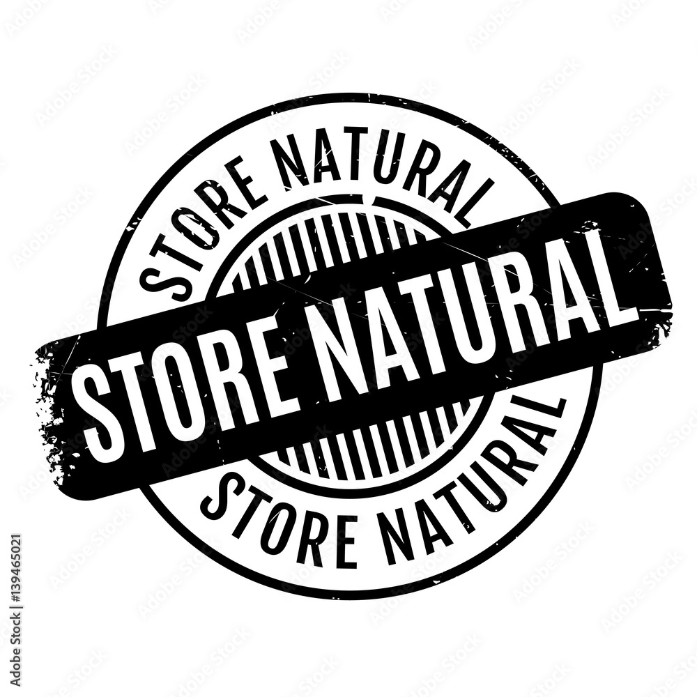 Store Natural rubber stamp. Grunge design with dust scratches. Effects can be easily removed for a clean, crisp look. Color is easily changed.