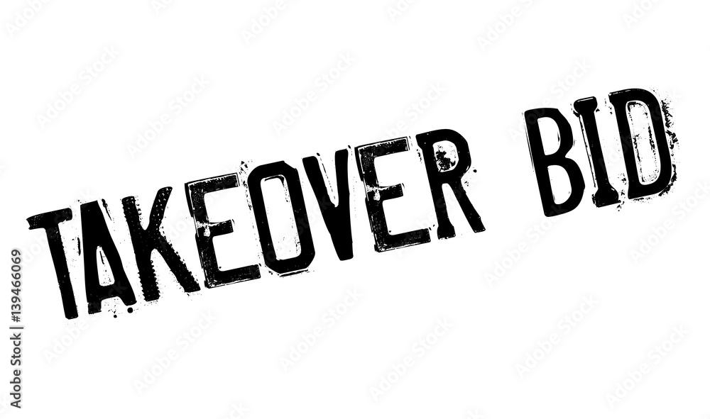 Takeover Bid rubber stamp. Grunge design with dust scratches. Effects can be easily removed for a clean, crisp look. Color is easily changed. Takeover Bid rubber stamp. Grunge design with dust scratches. Effects can be easily removed for a clean, crisp look. Color is easily changed.