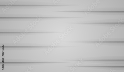 Abstract 3d geometric background. White seamless texture with shadow. Simple clean white background texture. 3D Vector interior wall panel pattern.