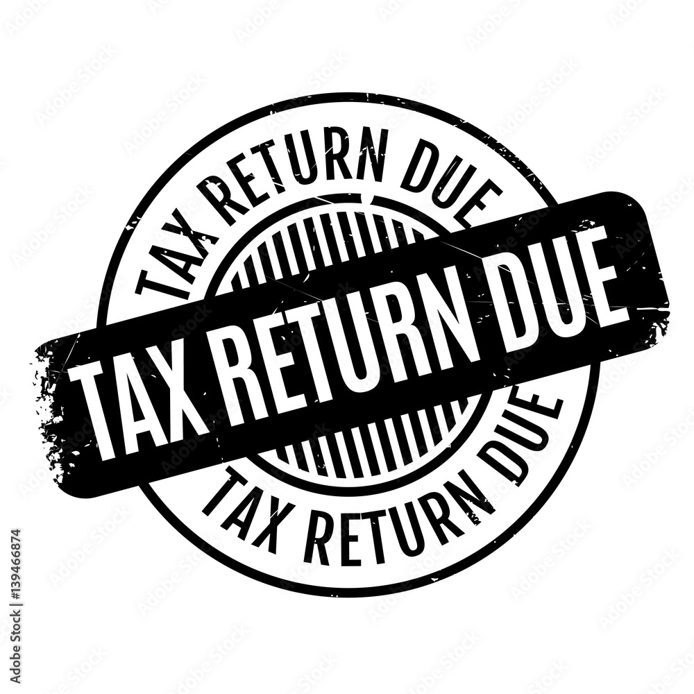 Tax Return Due rubber stamp. Grunge design with dust scratches. Effects can be easily removed for a clean, crisp look. Color is easily changed. Tax Return Due rubber stamp. Grunge design with dust scratches. Effects can be easily removed for a clean, crisp look. Color is easily changed.