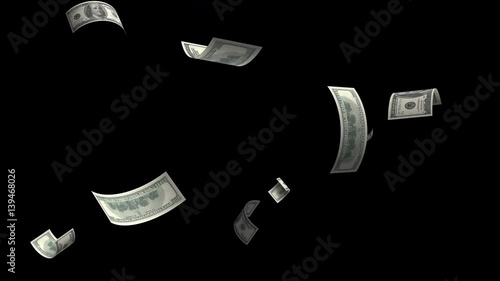 Money falling dollar banknotes on a transparent background.
File format - mov. Codeck-PNG+Alpha
