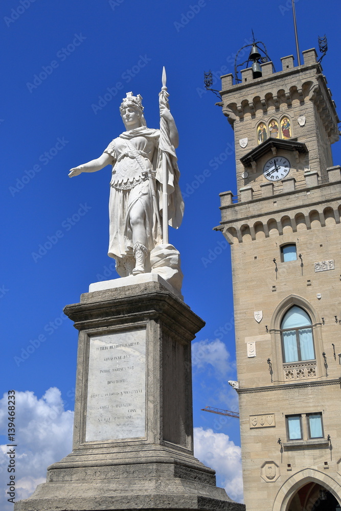 Statue of Liberty in San Marino, Italy
