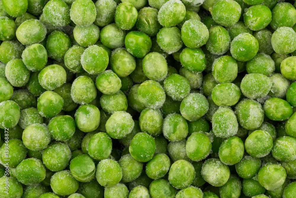 Green frozen peas Green frozen peas