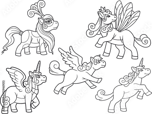 cute little pony set of images