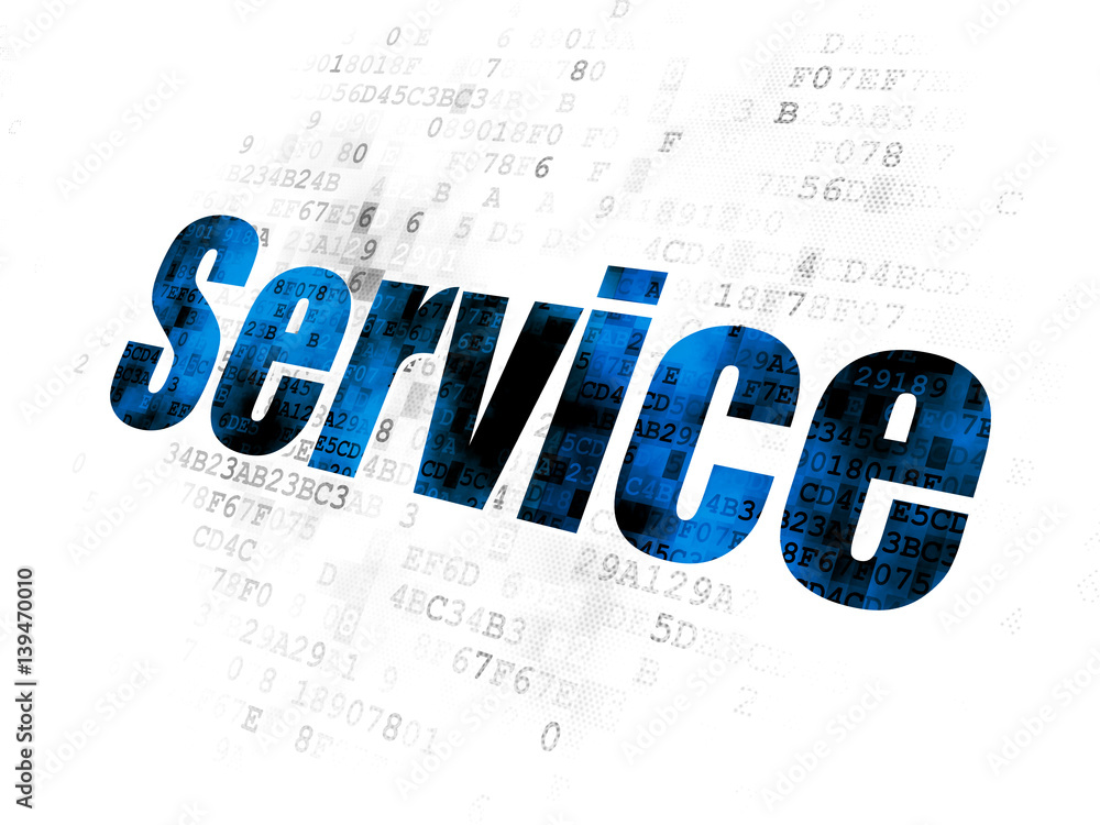 Business concept: Service on Digital background Business concept: Service on Digital background
