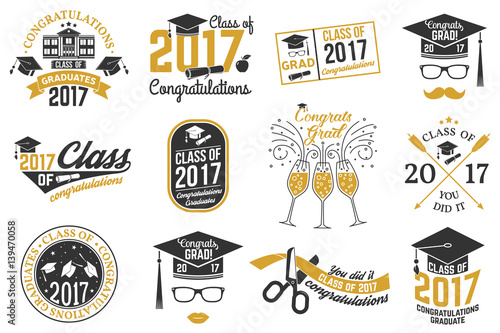 Vector Class of 2017 badge.