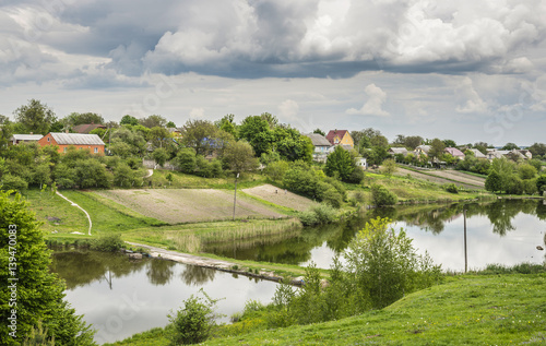Village in the Ukrainian Polesie