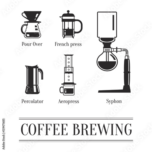 Coffee brewing methods. Ways to brew coffee