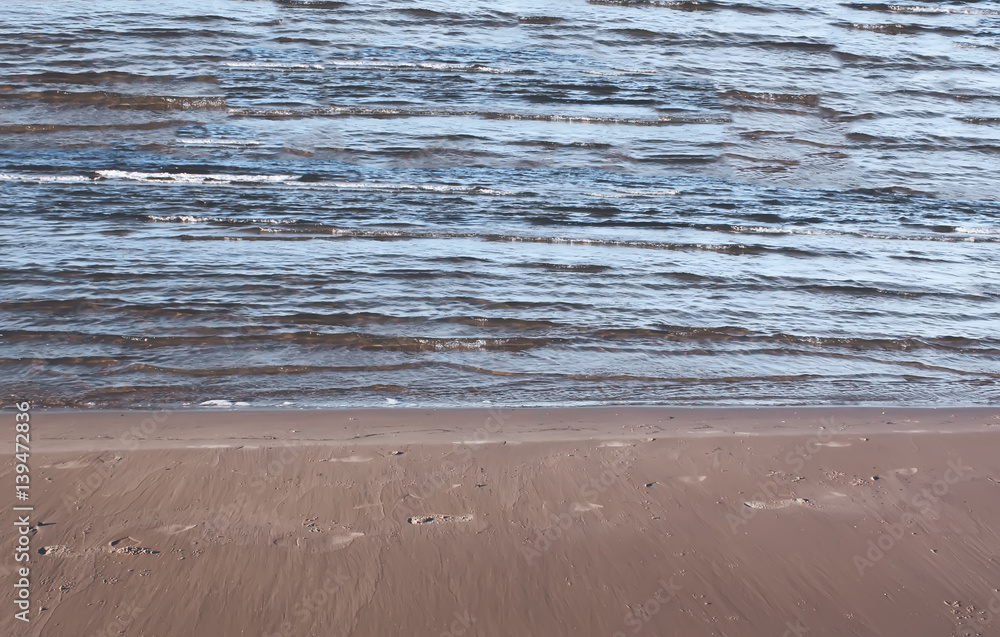 Seascape in Latvia, White Dune, Saulkrasti. Seascape in Latvia, White Dune, Saulkrasti.
