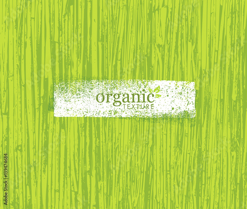 Organic Nature Friendly Eco Bamboo Background. Bio Vector Texture.