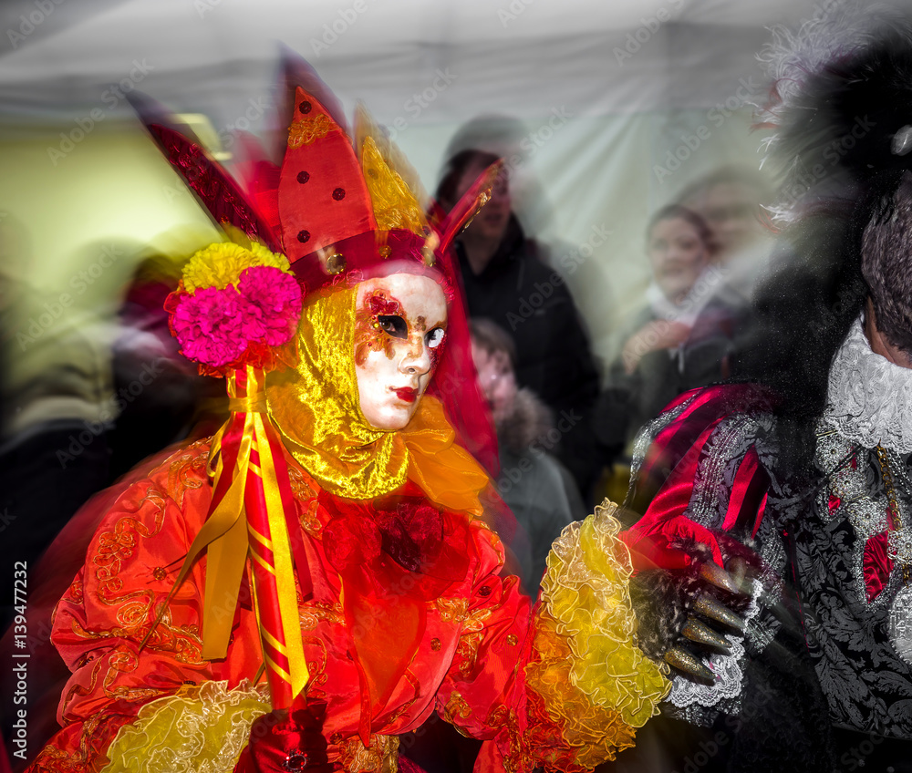 Rosheim, France: Venetian Carnival Mask Rosheim, France: Venetian Carnival Mask