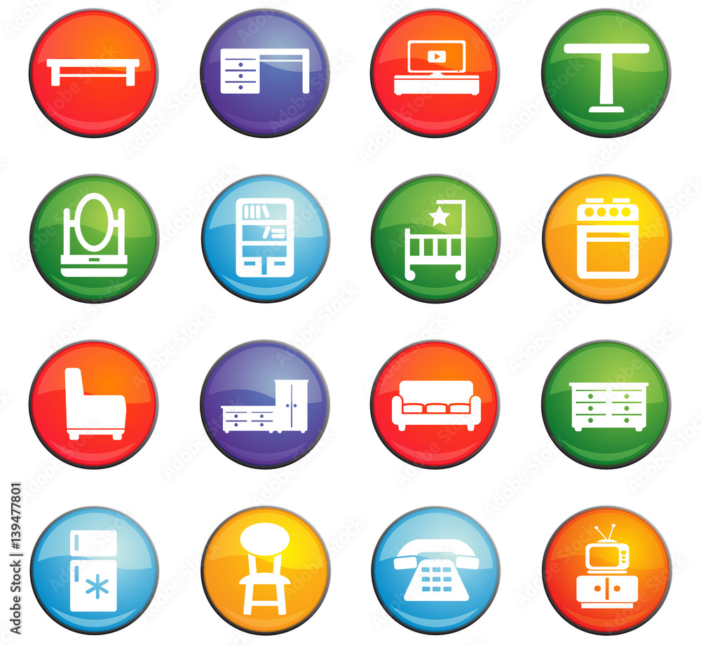 furniture icon set furniture icon set