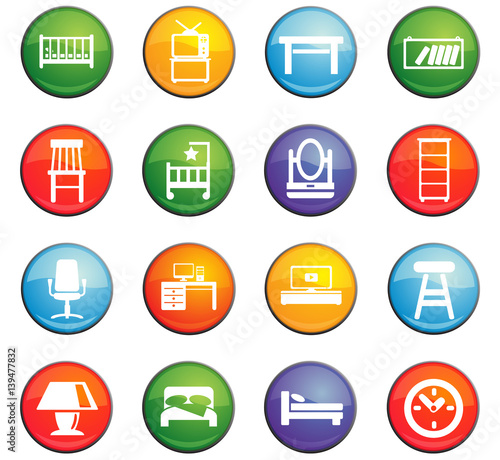 furniture icon set