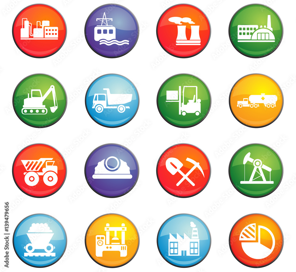 industry icon set industry icon set