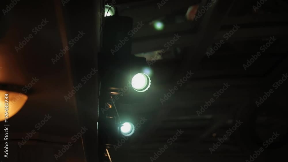 Floodlight defocus blur closeup shot Floodlight defocus blur closeup shot