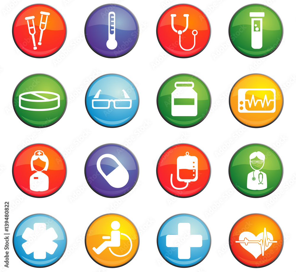 medicine icon set medicine icon set