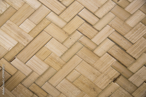 Fototapeta Naklejka Na Ścianę i Meble -  Beautiful bamboo mat, can be used as background