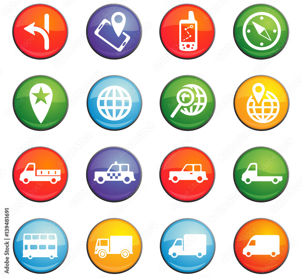navigation icon set navigation icon set
