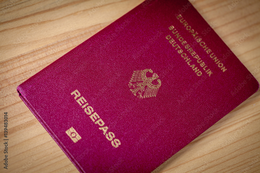 german imperial eagle on the german passport cover german imperial eagle on the german passport cover
