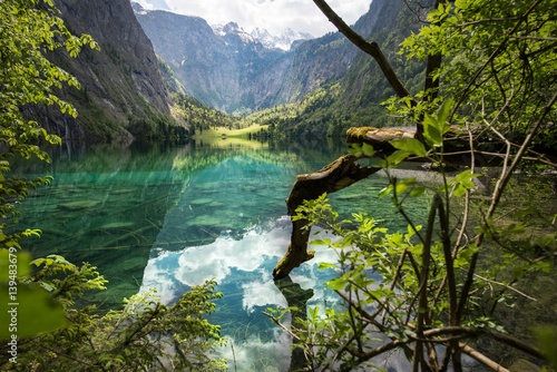 The idyllic Obersee in Berchtesgaden, Germany photo