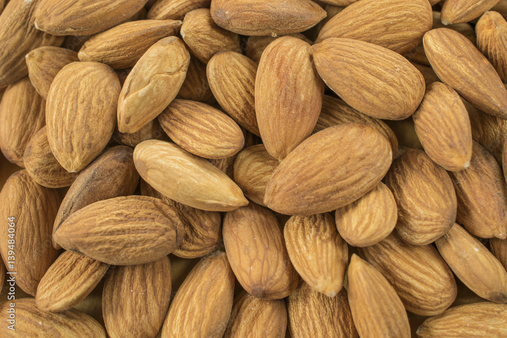 Fototapeta premium Almonds as a background