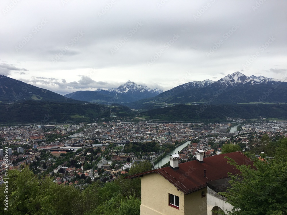 Fototapeta premium Innsbruck city view 