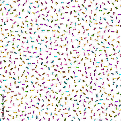 Seamless sprinkle pattern.