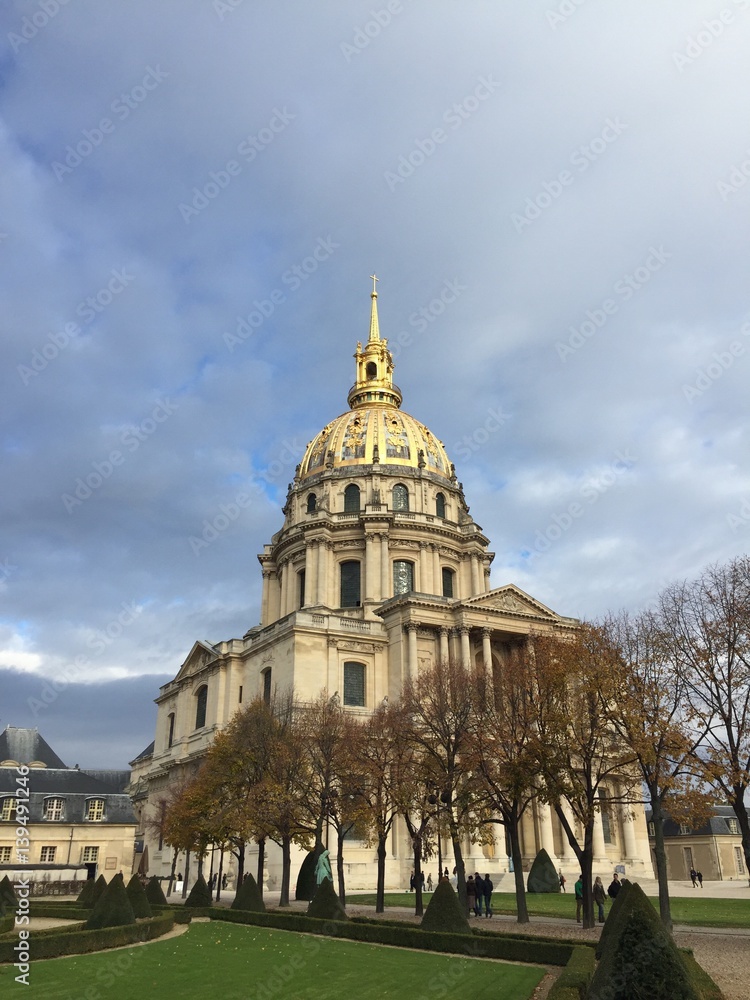 Les Invalides con cupola dorata, Parigi, Francia