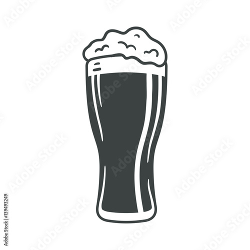 Beer glass icon iweb sign symbol logo label