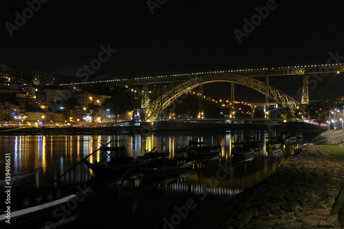 Night view at Porto, Portugal