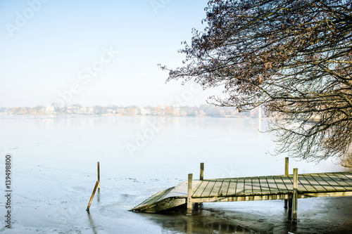 Alster lake, Hamburg © Mara Zemgaliete