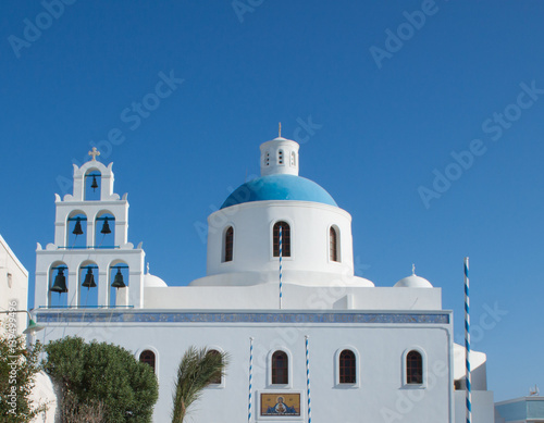 Iglesia ortodoxa de Oia, Santorini, Grecia