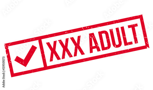 Xxx Adult rubber stamp. Grunge design with dust scratches. Effects can be easily removed for a clean, crisp look. Color is easily changed.