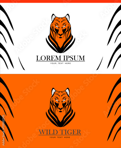 Fototapeta Naklejka Na Ścianę i Meble -  tiger, tiger head.