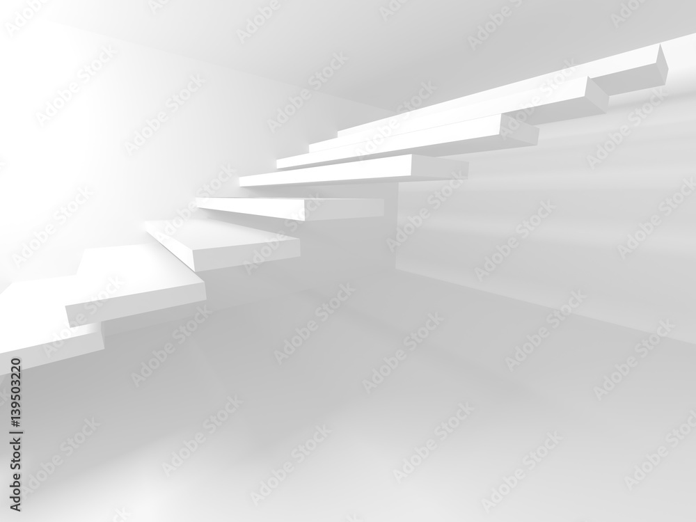 Abstract Modern White Architecture Background Abstract Modern White Architecture Background