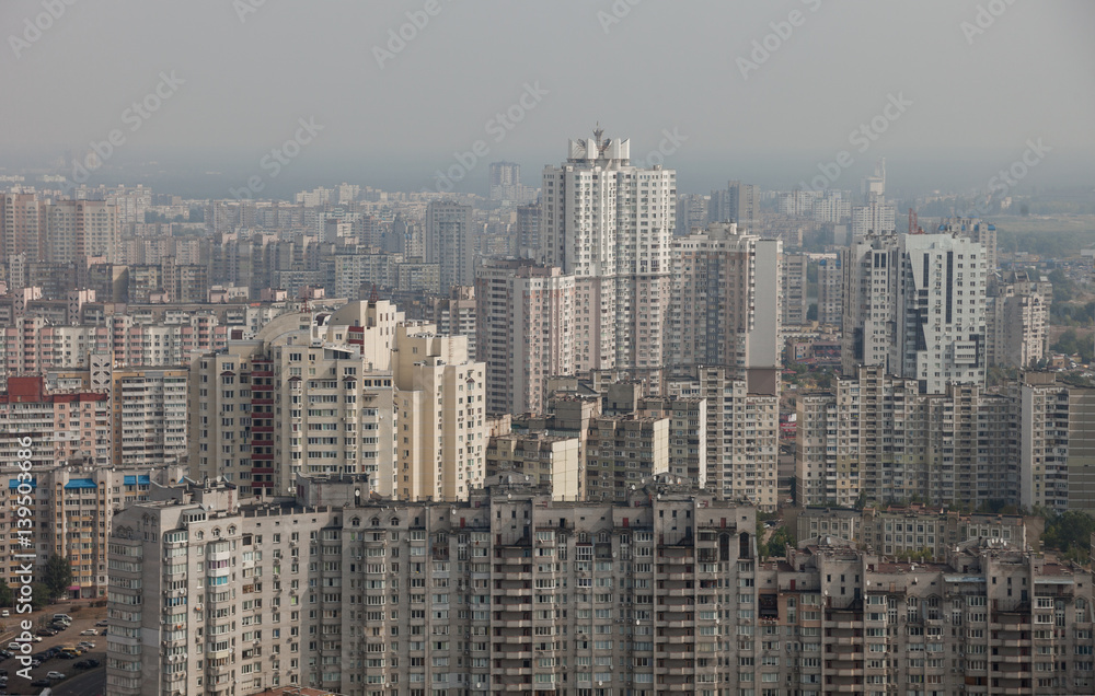 Fototapeta Kiev city view, panorama Kiev, Ukraine