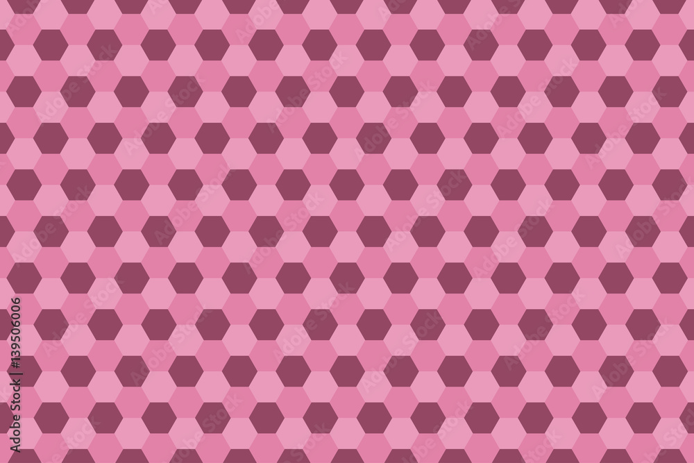 Hexagon pattern vector for background
